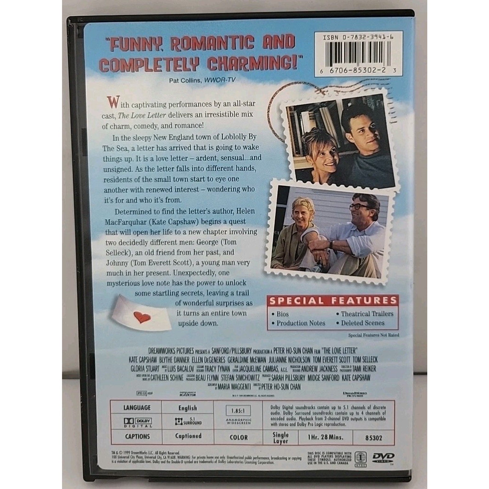The Love Letter (DVD, 1999, Widescreen)