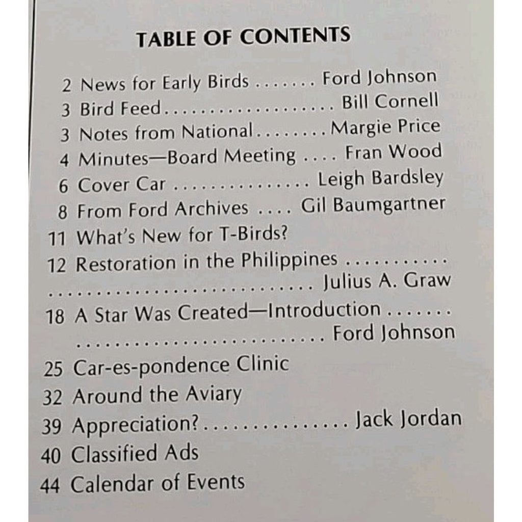 Early Bird Magazine March-April 1982