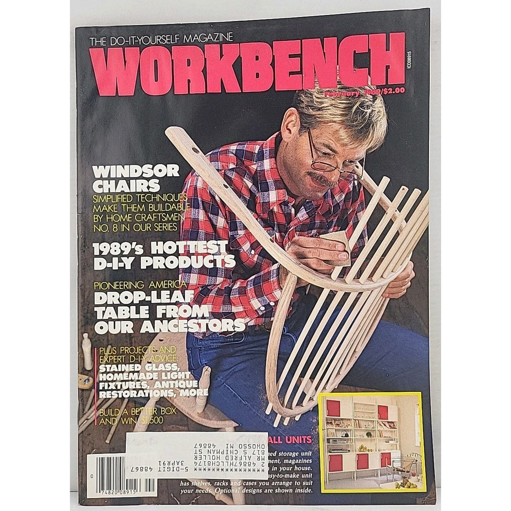 Workbench The Do-It-Yourself Magazine - February 1989 - Volume 45 Number 1