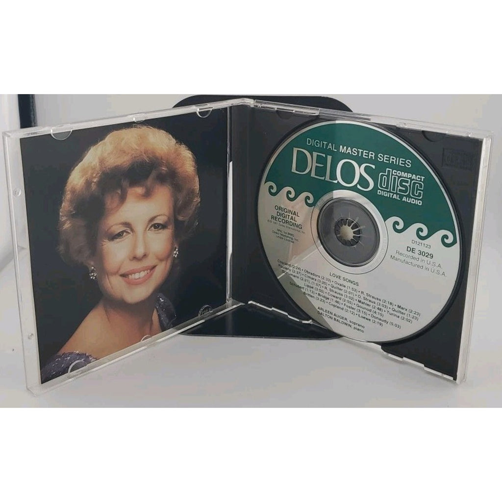Love Songs: Arleen Auger, Dalton Baldwin (CD) (Delos) (1992)