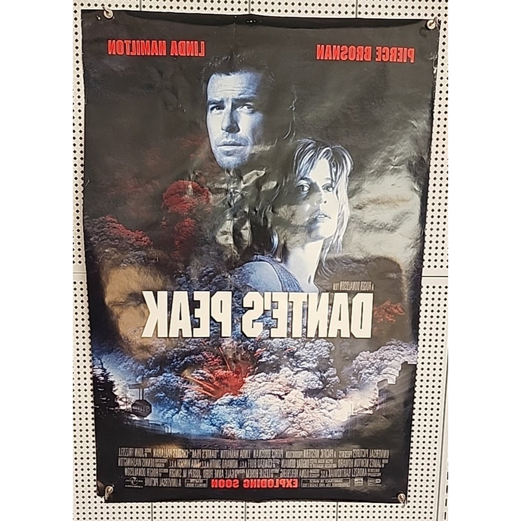 Rolled Dante's Peak 1997 Double-Sided Movie Poster 27x40 Pierce Brosnan