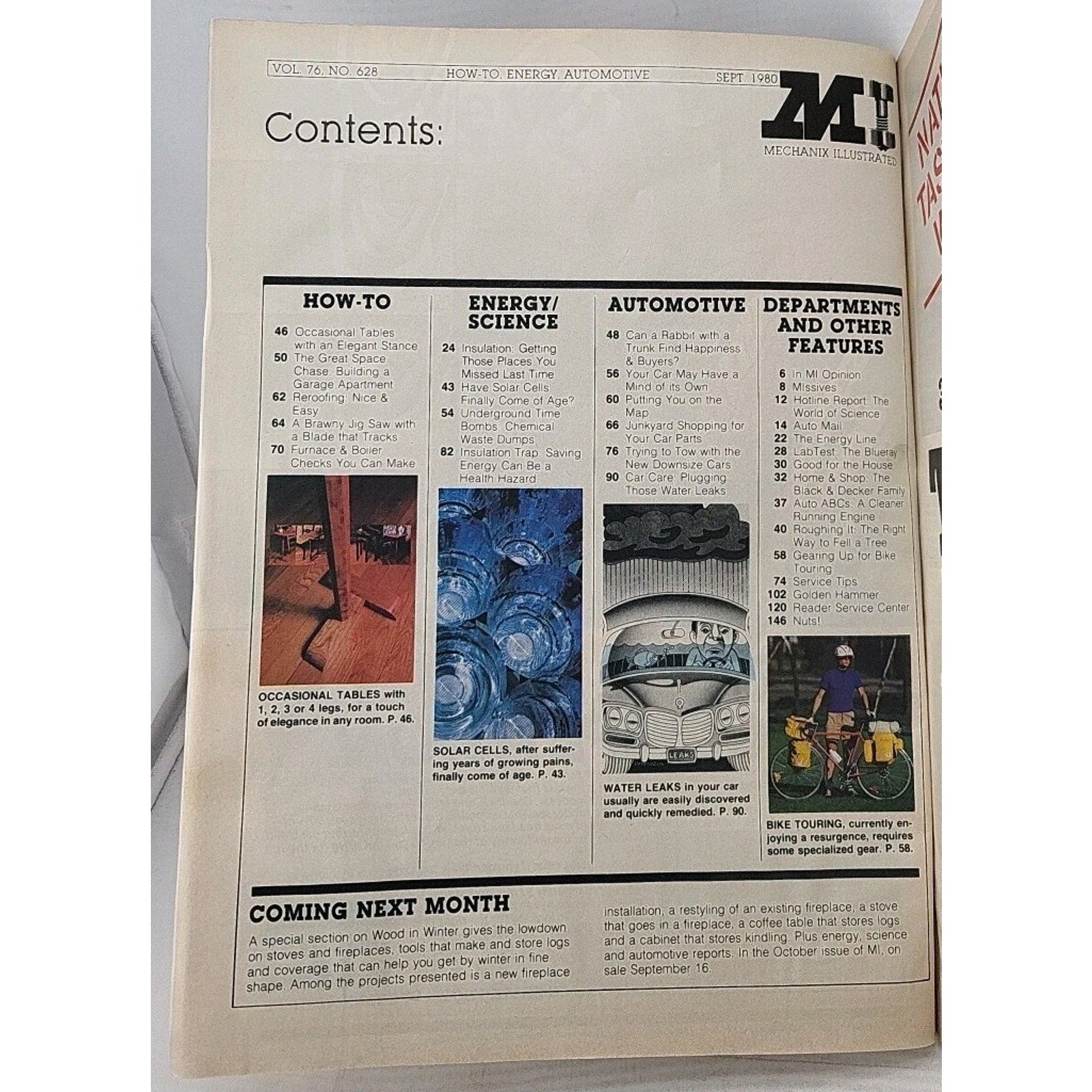 Mechanix Illustrated Magazine - September 1980 - Vol. 76 No. 628