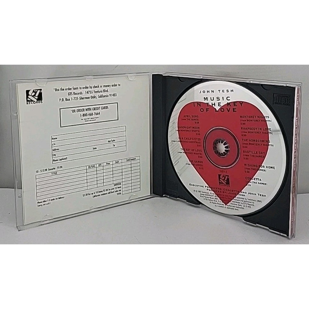 John Tesh - Music In The Key of Love CD