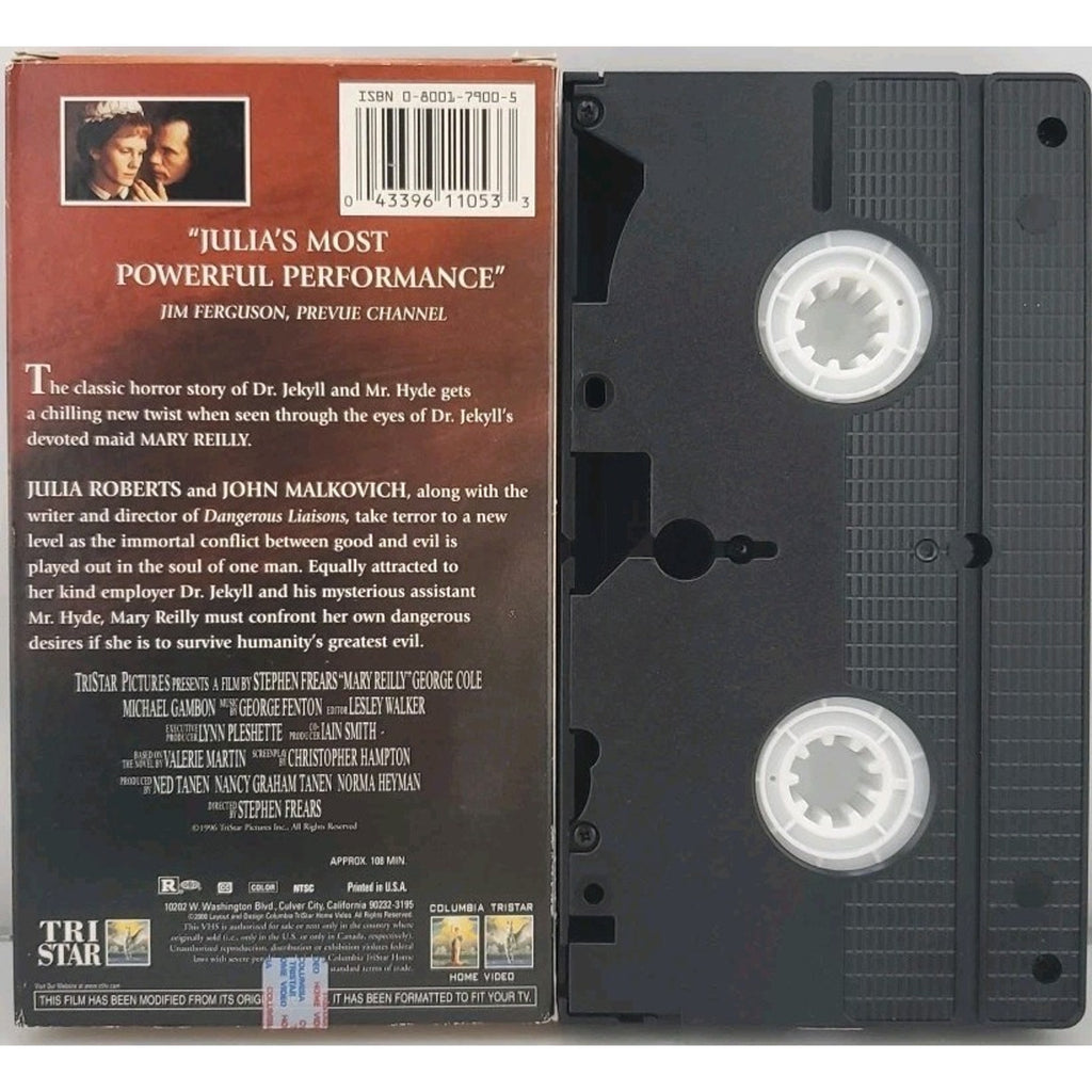 Mary Reilly (VHS, 1996)