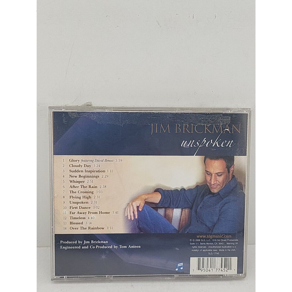 Unspoken by Jim Brickman (CD, 2008)