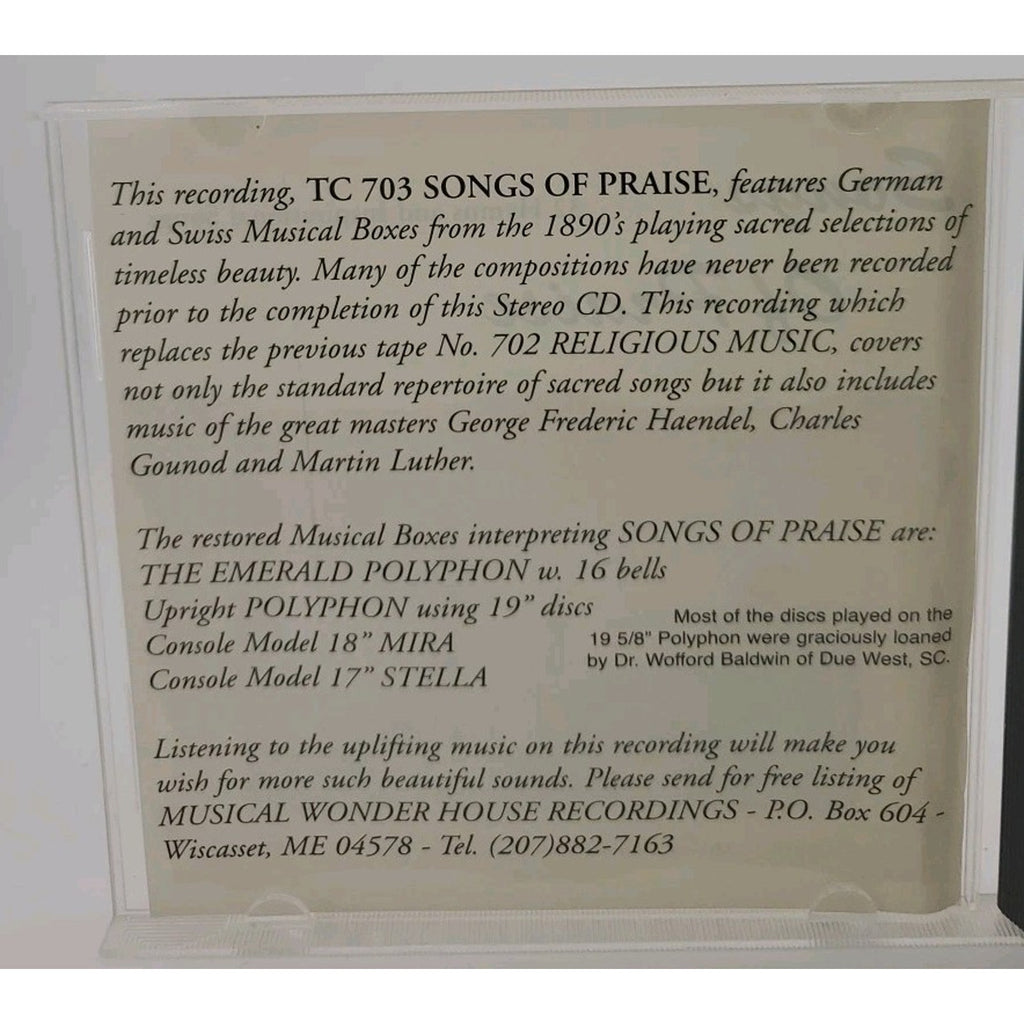 Songs Of Praise 32 Hymns And Inspirational Songs Cd