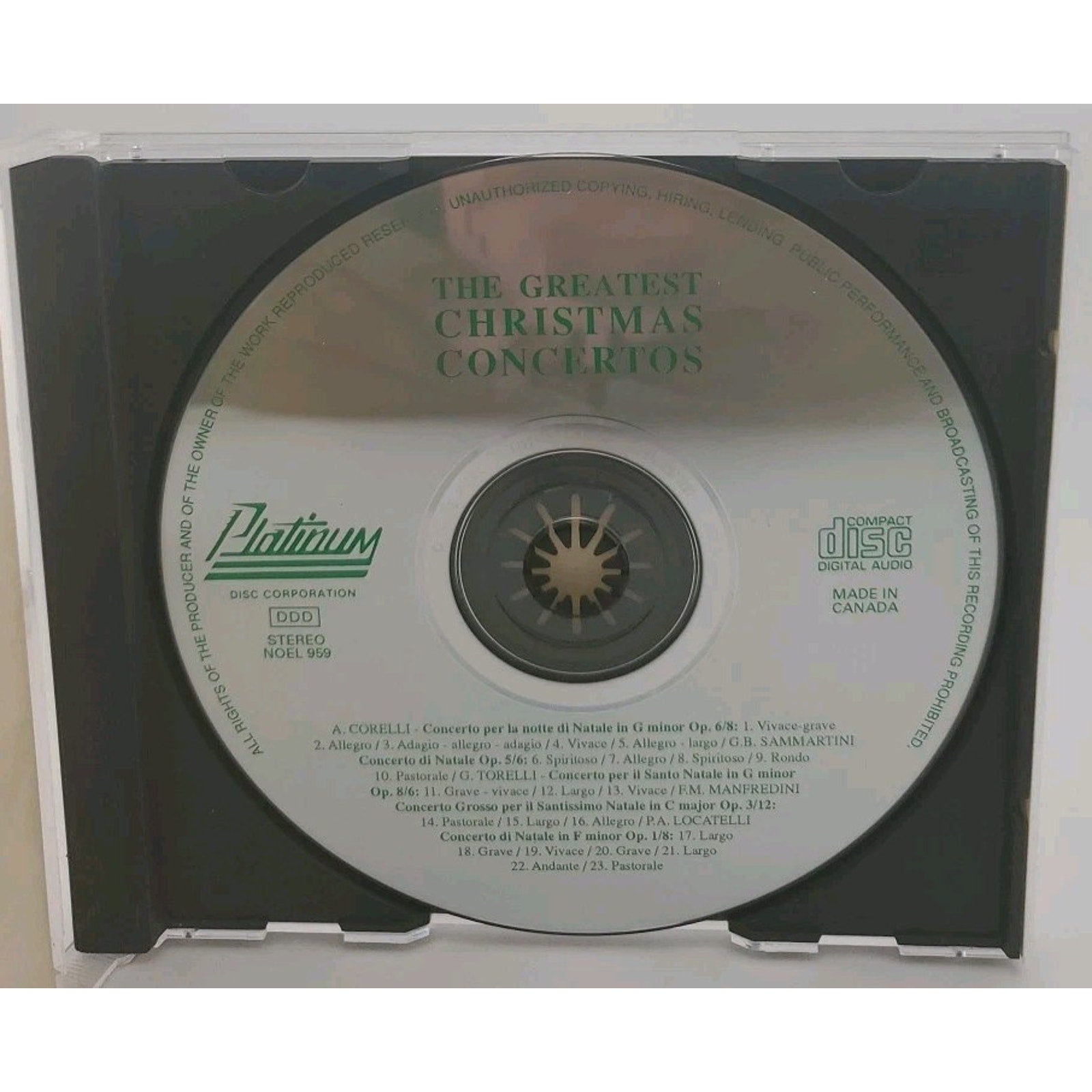 Christmas Concertos - Music CD - Various Artists