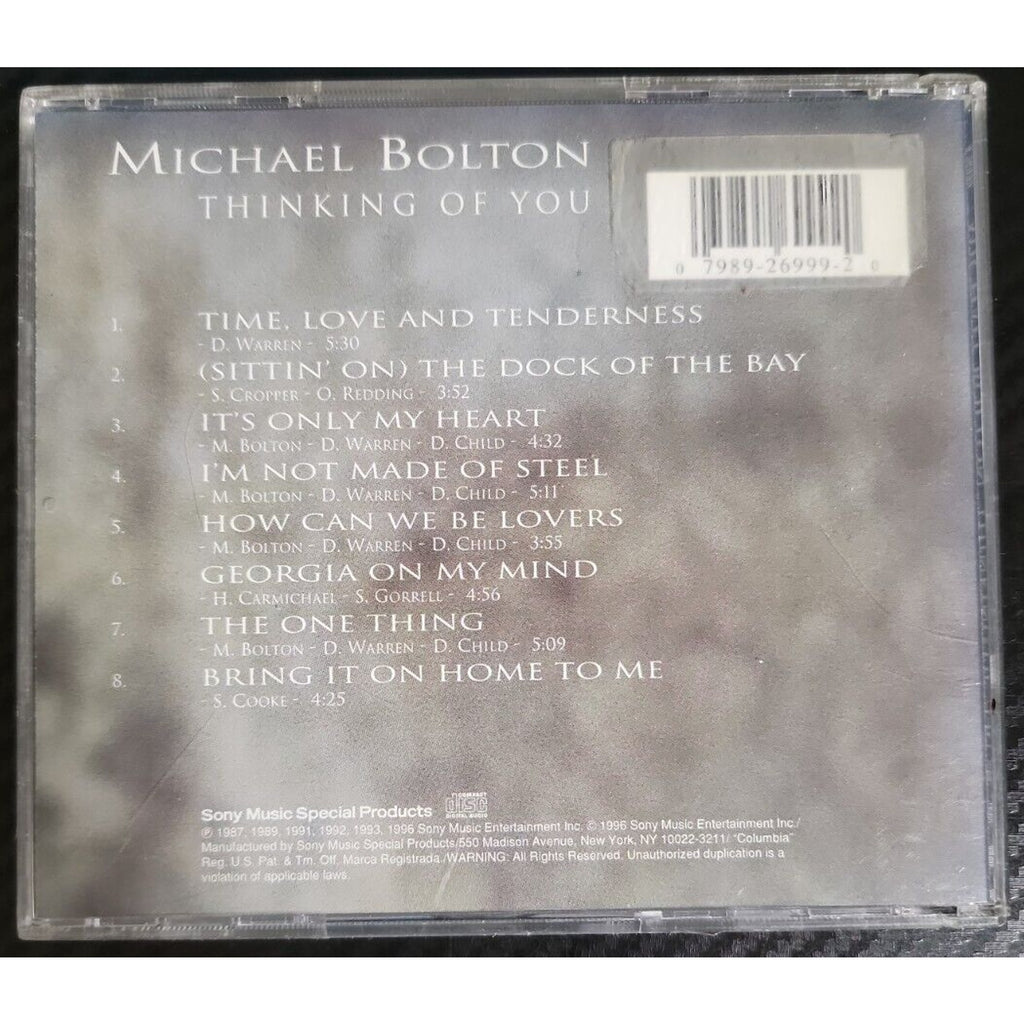 Thinking of You Hits by Michael Bolton (CD)