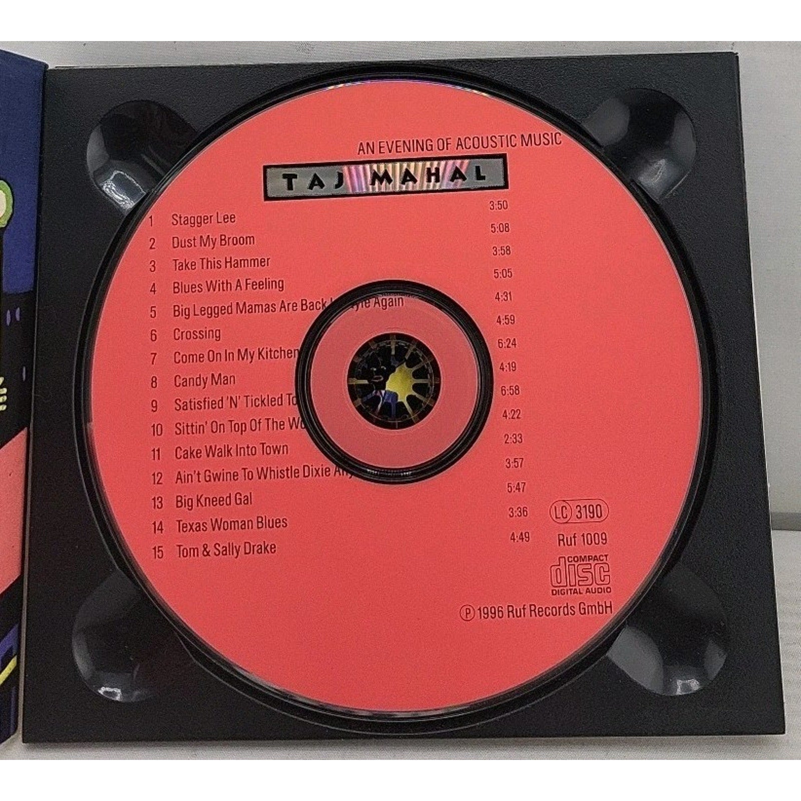 An Evening of Acoustic Music by Taj Mahal (CD, Oct-1996, Ruf Records)