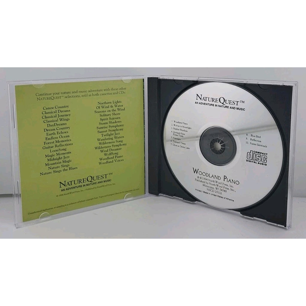 Woodland Piano by NatureQuest (CD, 1997, North Sound)