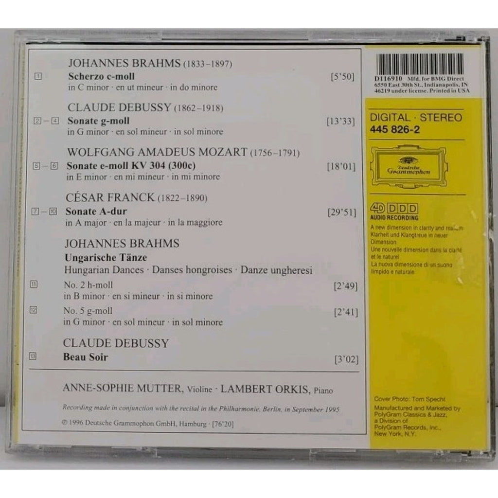 Anne-Sophie Mutter - The Berlin Recital CD