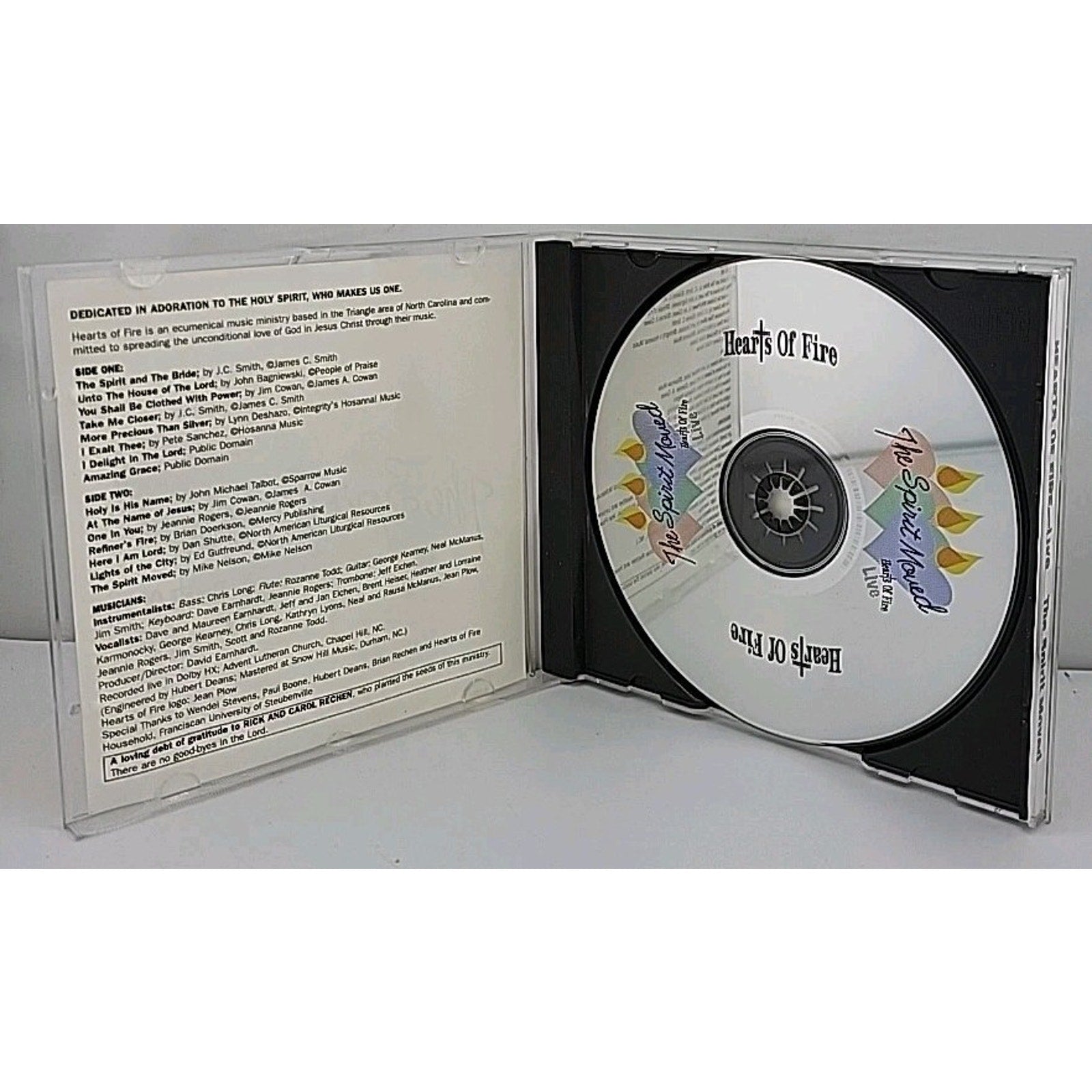 The Spirit Moved - Hearts Of Fire Live CD