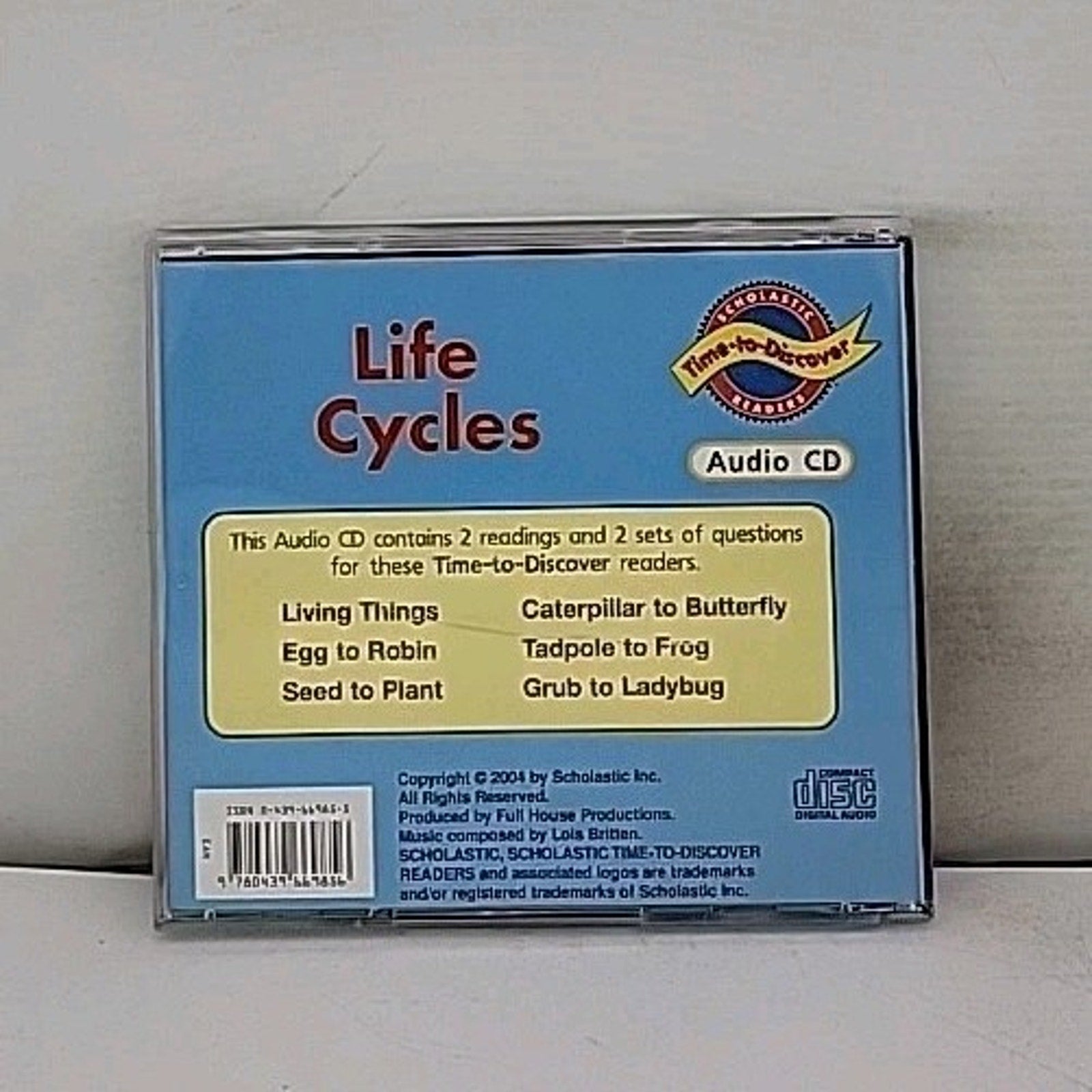 Scholastic Time-to-discover Readers Life Cycles Audio CD