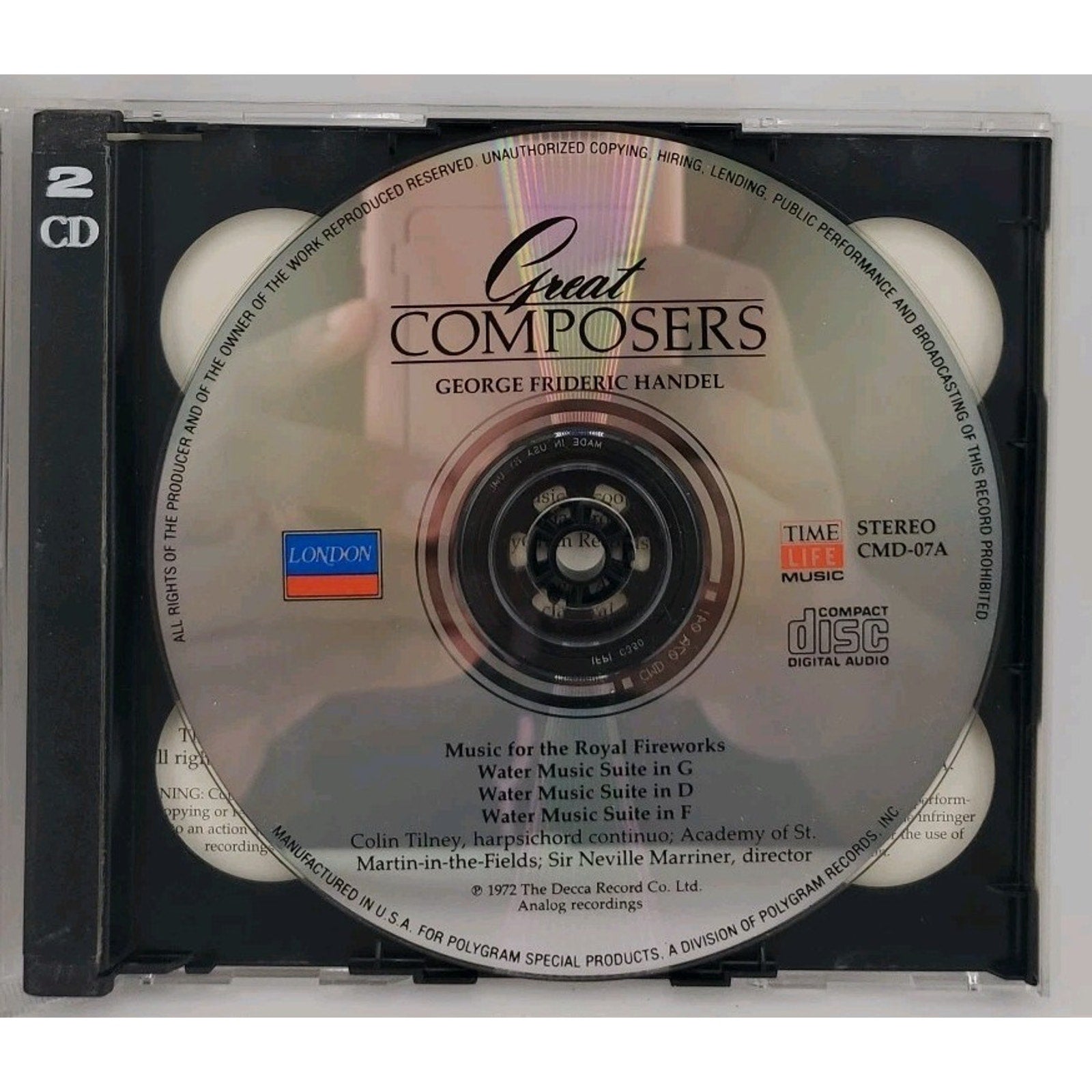 Handel Great Composers CD