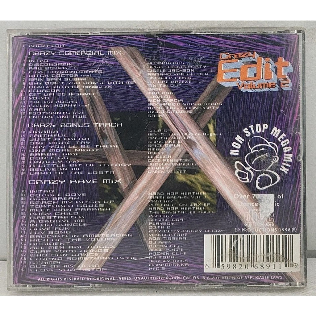 Crazy Edit Vol. 2 CD EP Productions 1998