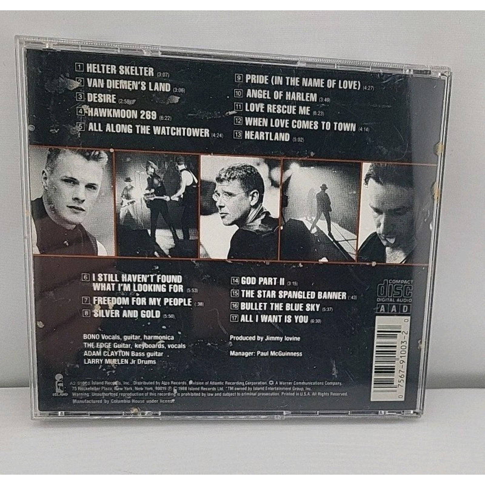 Rattle and Hum by U2 (CD, Oct-1988, Island (Label))