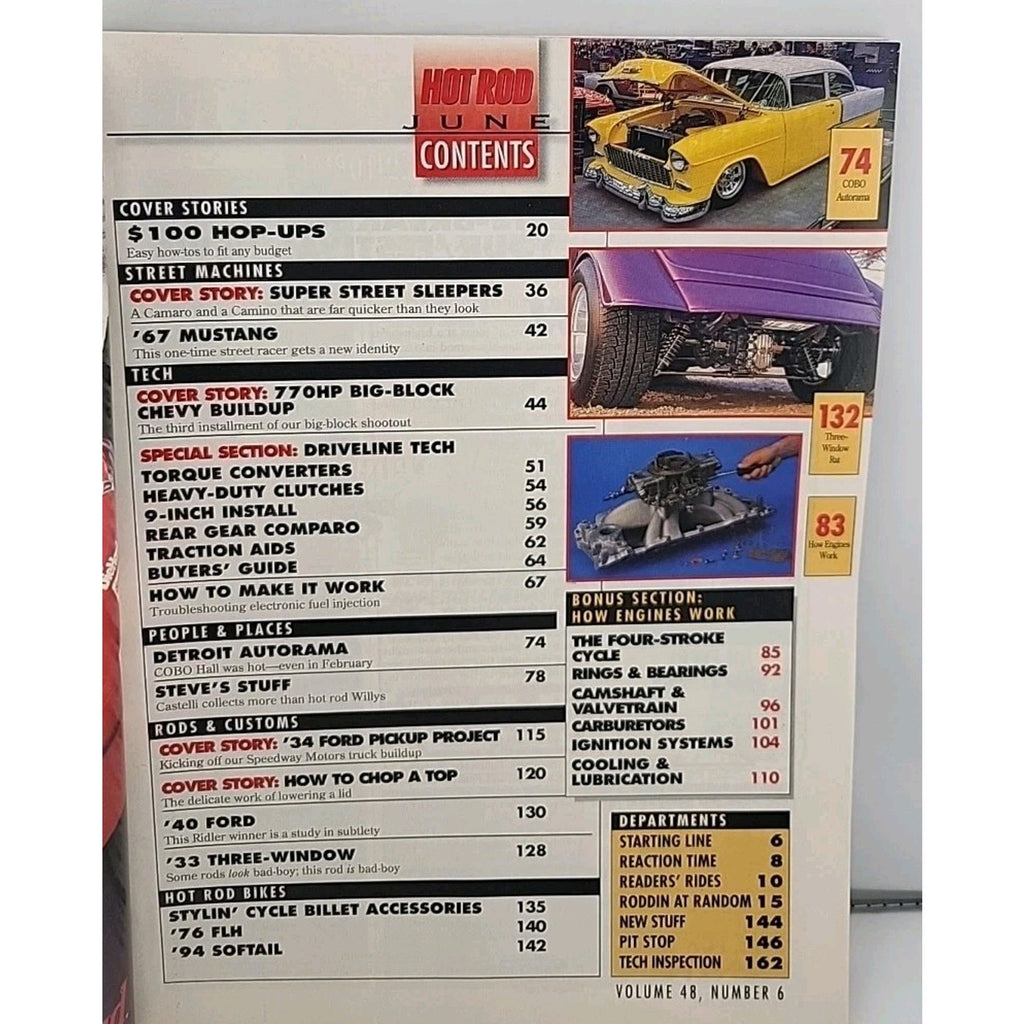 Hot Rod Magazine June 1995