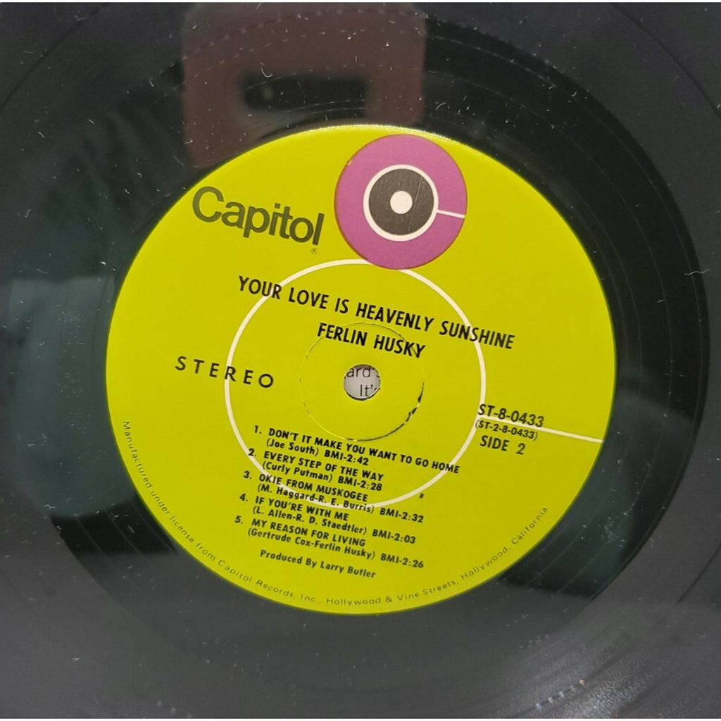Ferlin Husky Your Love Is Heavenly Sunshine (Record)