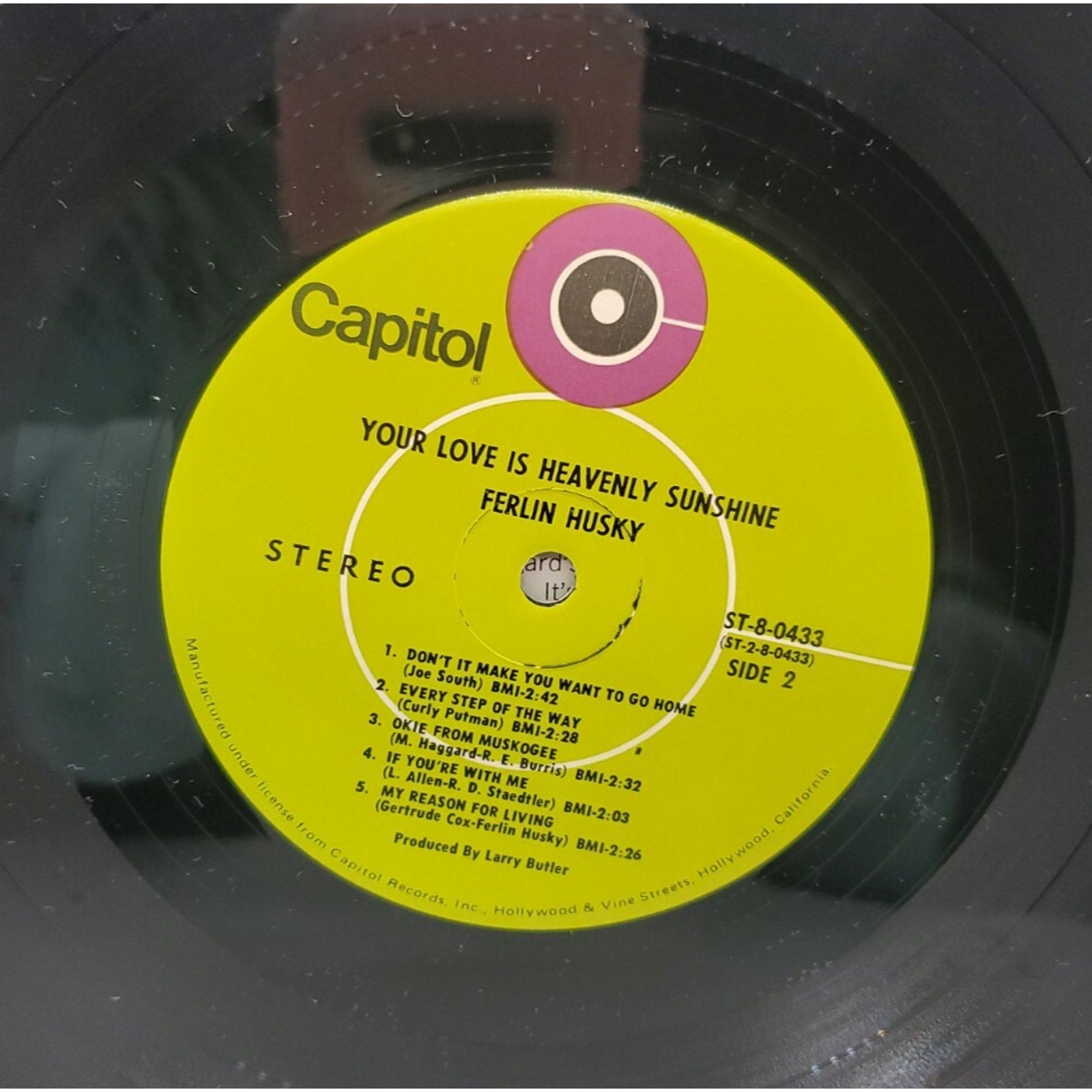 Ferlin Husky Your Love Is Heavenly Sunshine (Record)