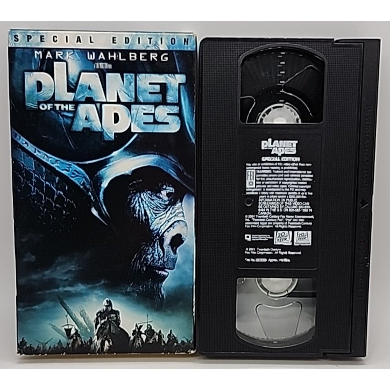Planet of the Apes (2001) (VHS, 2001)