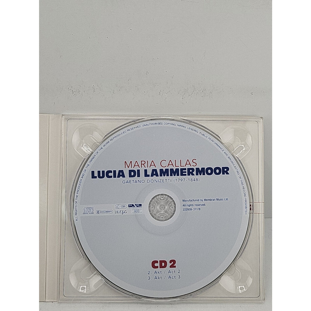 Lucia Di Lammermoor by Donizetti / Callas / Maggio Musicale / Serafin (CD, 2009)