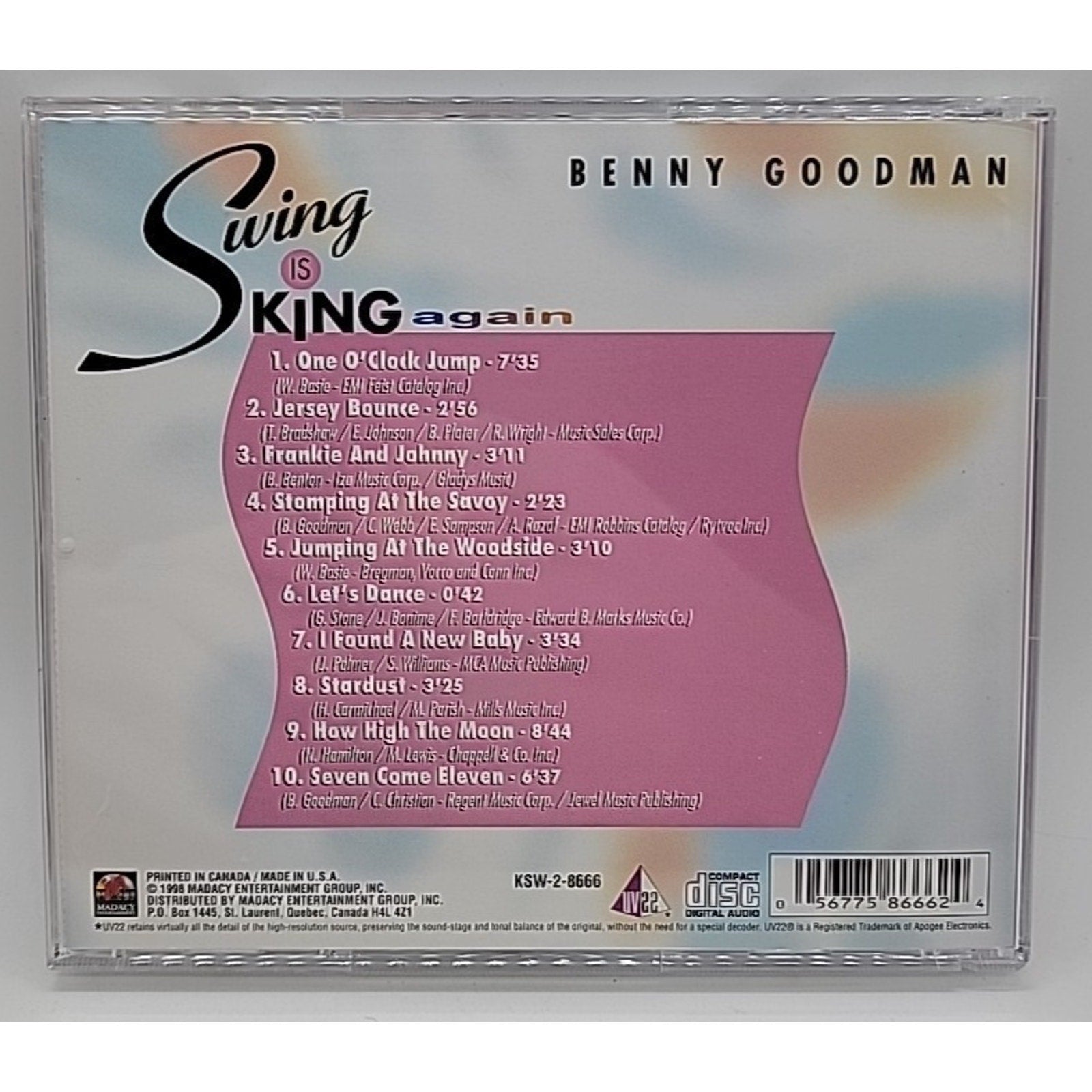 Swing Is King by Goodman, Benny / Basie, Count / Miller, Glenn (CD, 1999)