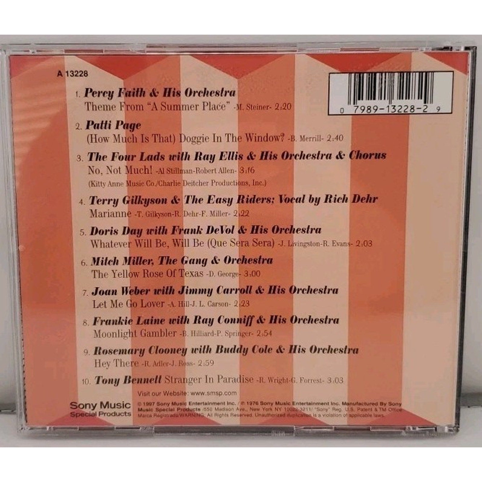 Top Hits of the '50's by Various (CD, 1995)