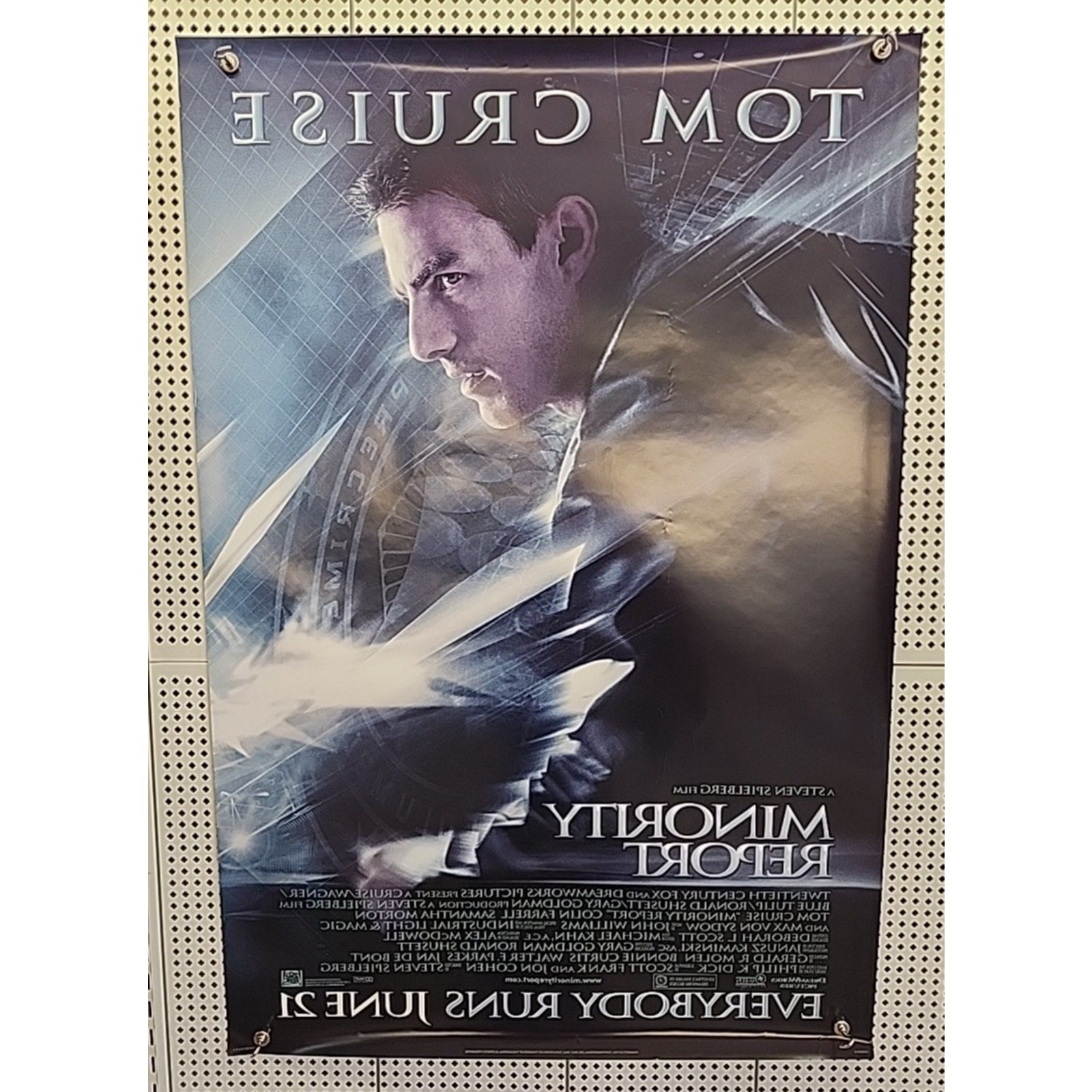 Minority Report - Movie Poster - 27" x 40" - Original - Double Sided Tom Cruise
