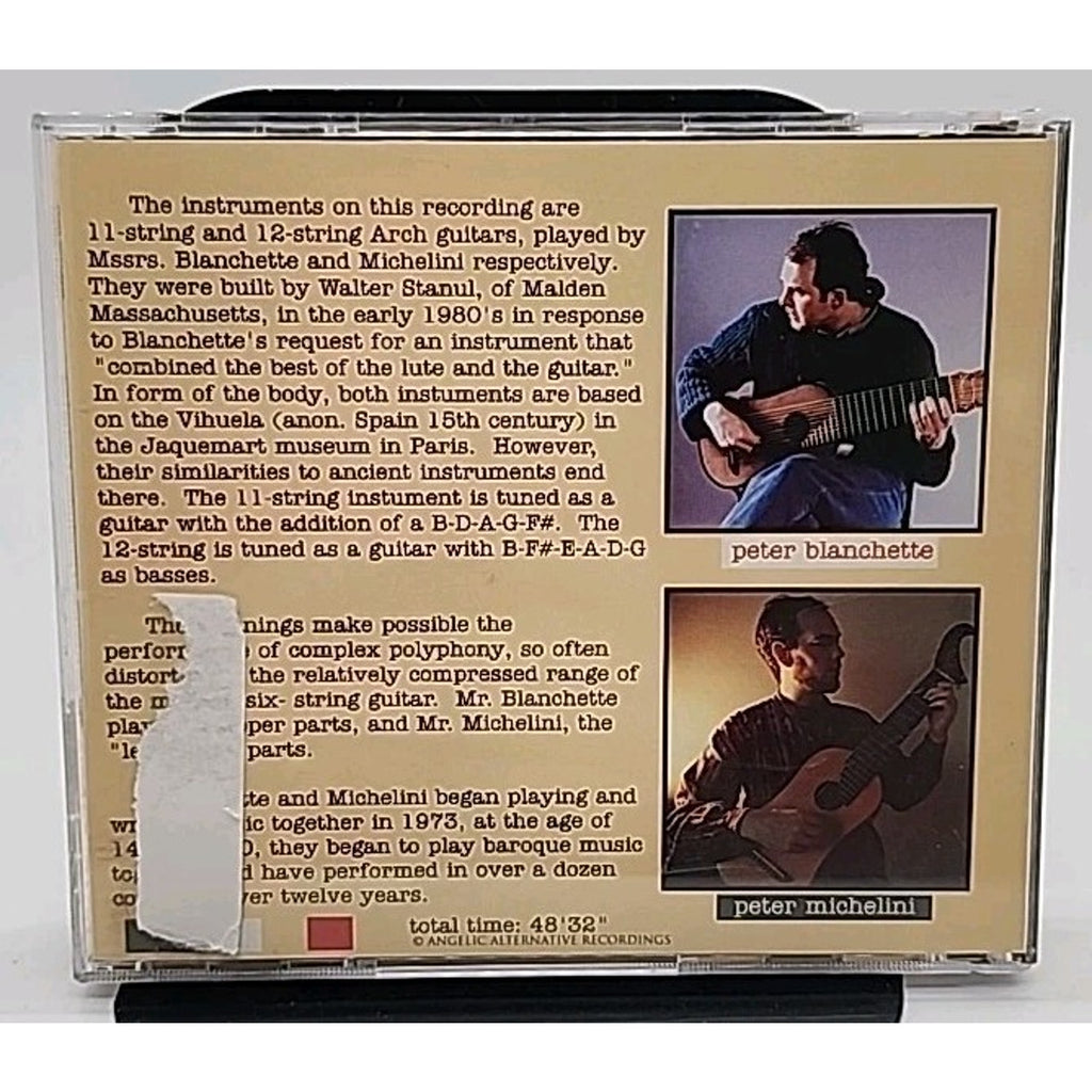 Variations Songs Dances Preludes Sonatas CD Blanchette Michelini