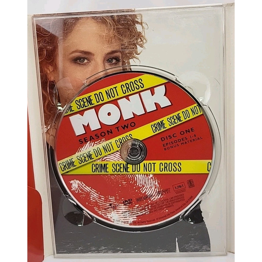 Monk - Season 2 (DVD, 2005, 4-Disc Set)