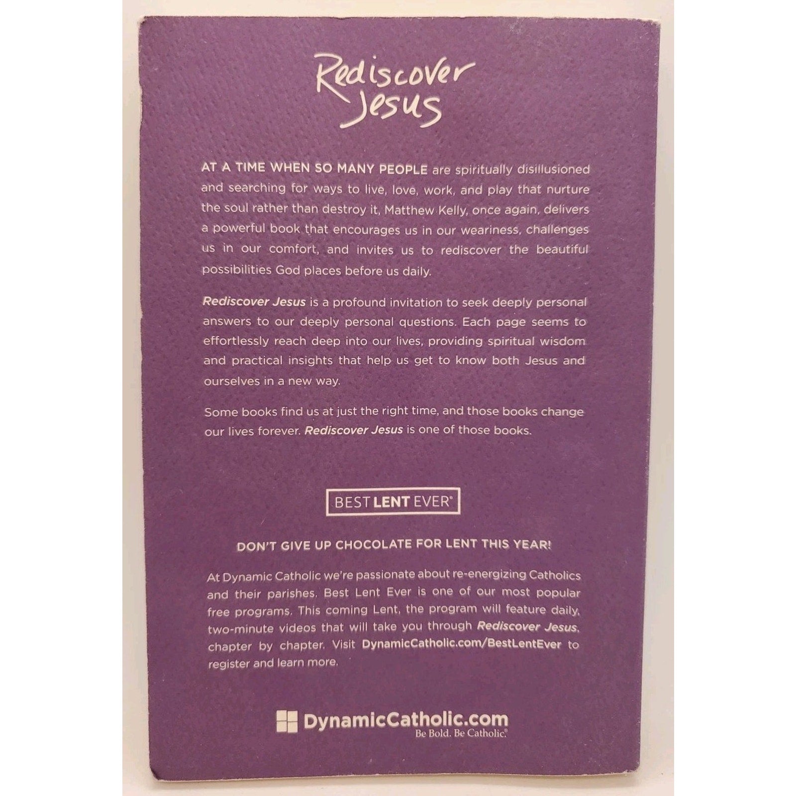 Rediscover Jesus : An Invitation by Matthew Kelly (2015, Hardcover)