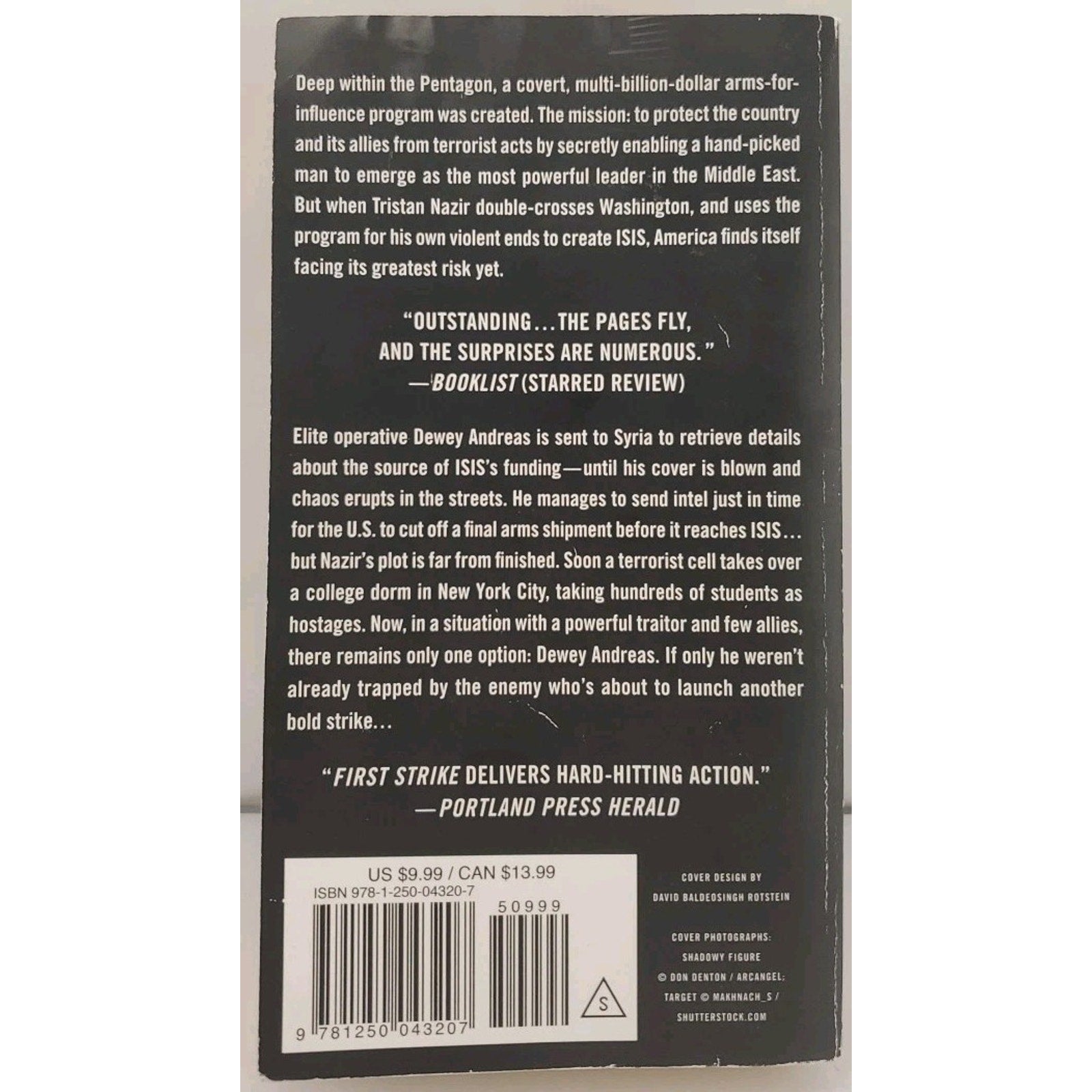 First Strike : A Thriller by Ben Coes (2017, Us-Tall Rack Paperback)