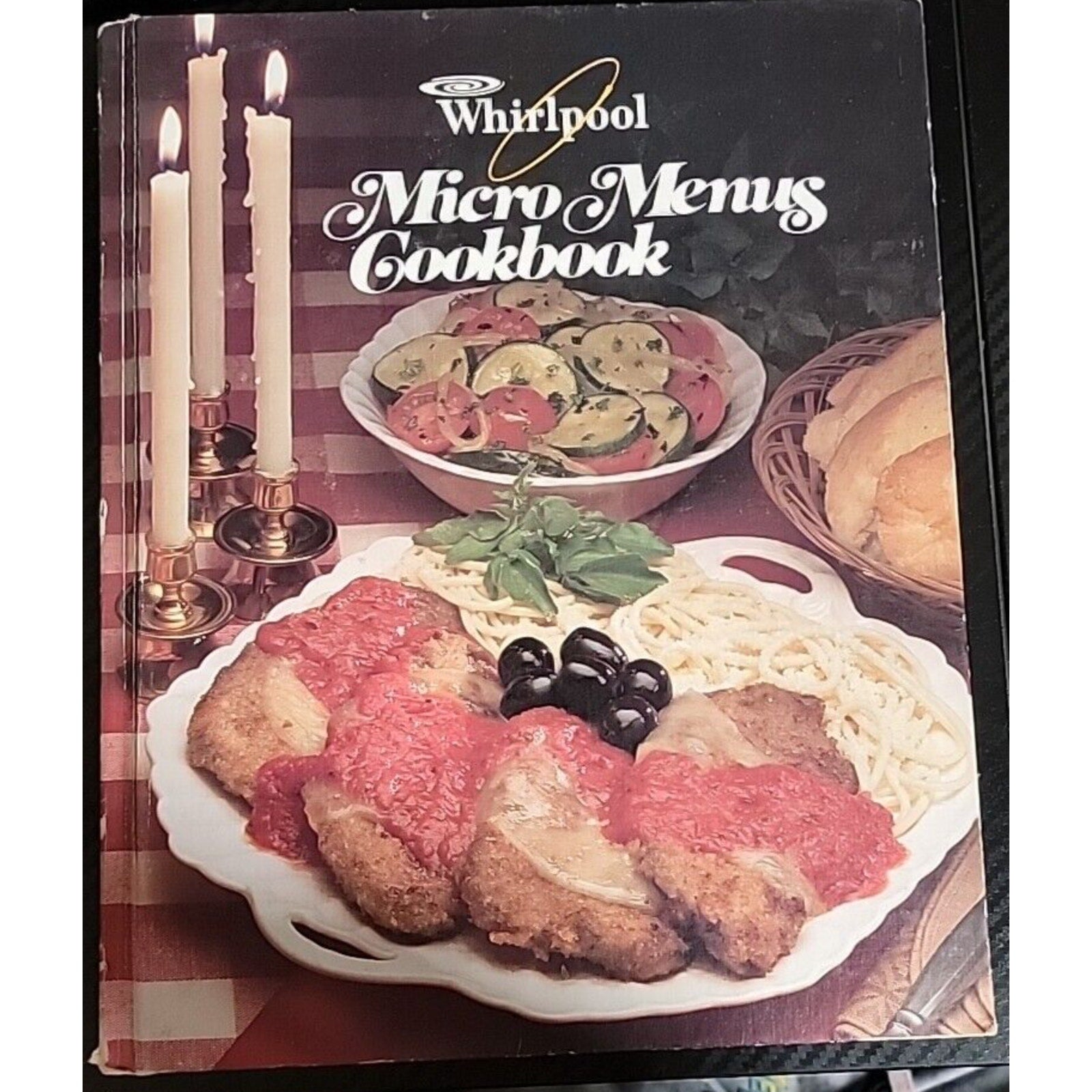 Whirlpool Micro Menus Cookbook Hardcover 1983