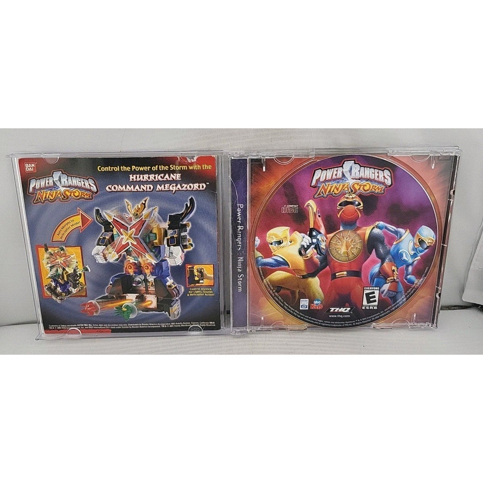 Power Rangers Ninja Storm PC CD-ROM Game THQ 2004