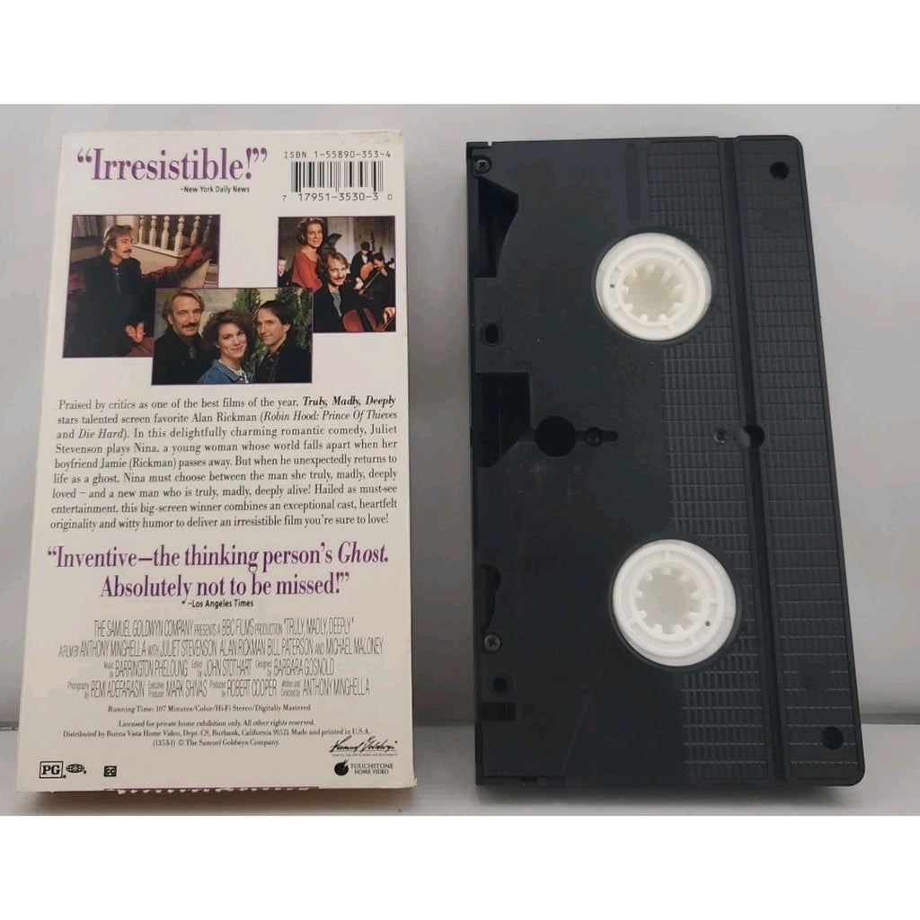 Truly, Madly, Deeply (VHS, 1992)