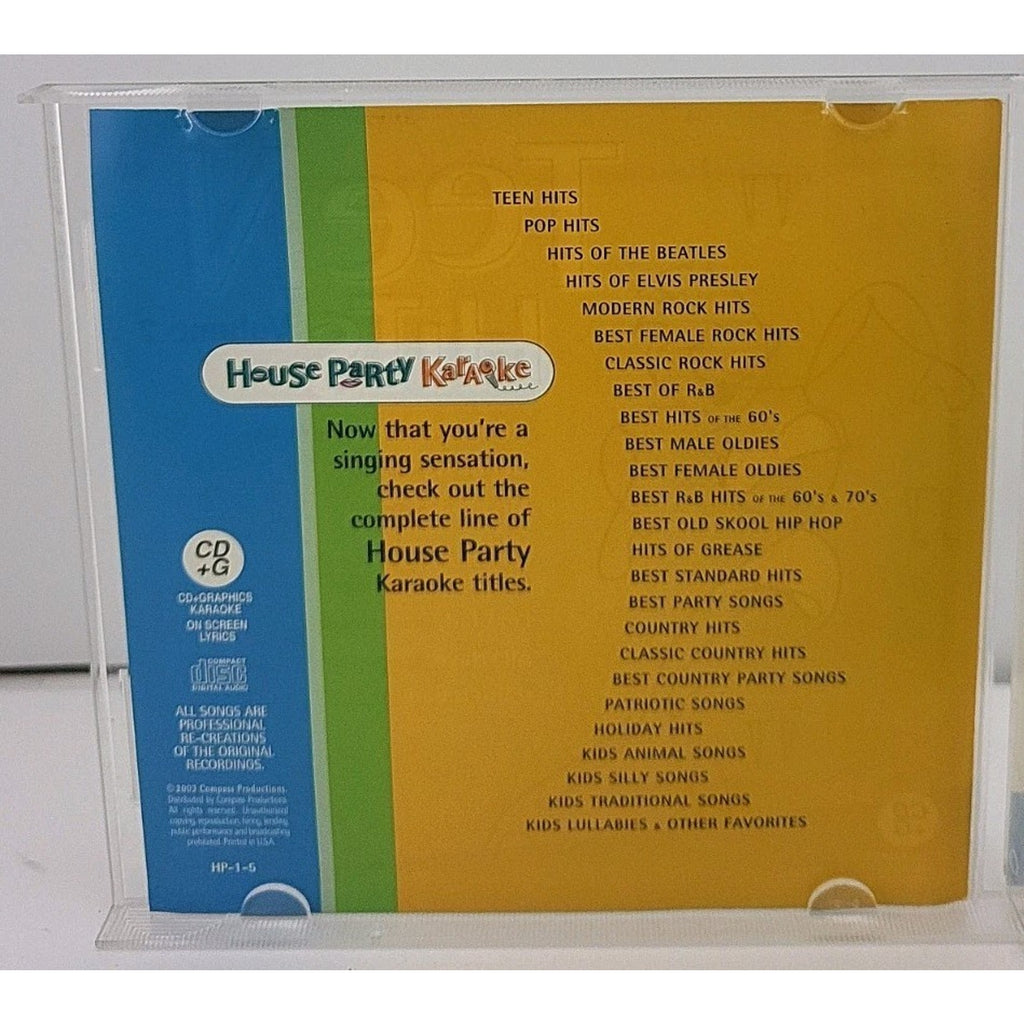 House Party Karaoke Teen Hits Volume 2 Audio CD