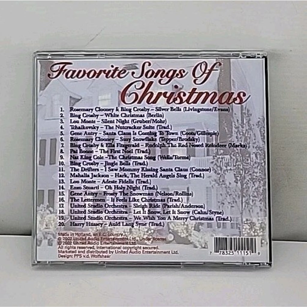 Favorite Songs of Christmas CD 20 Greatest Christmas Songs