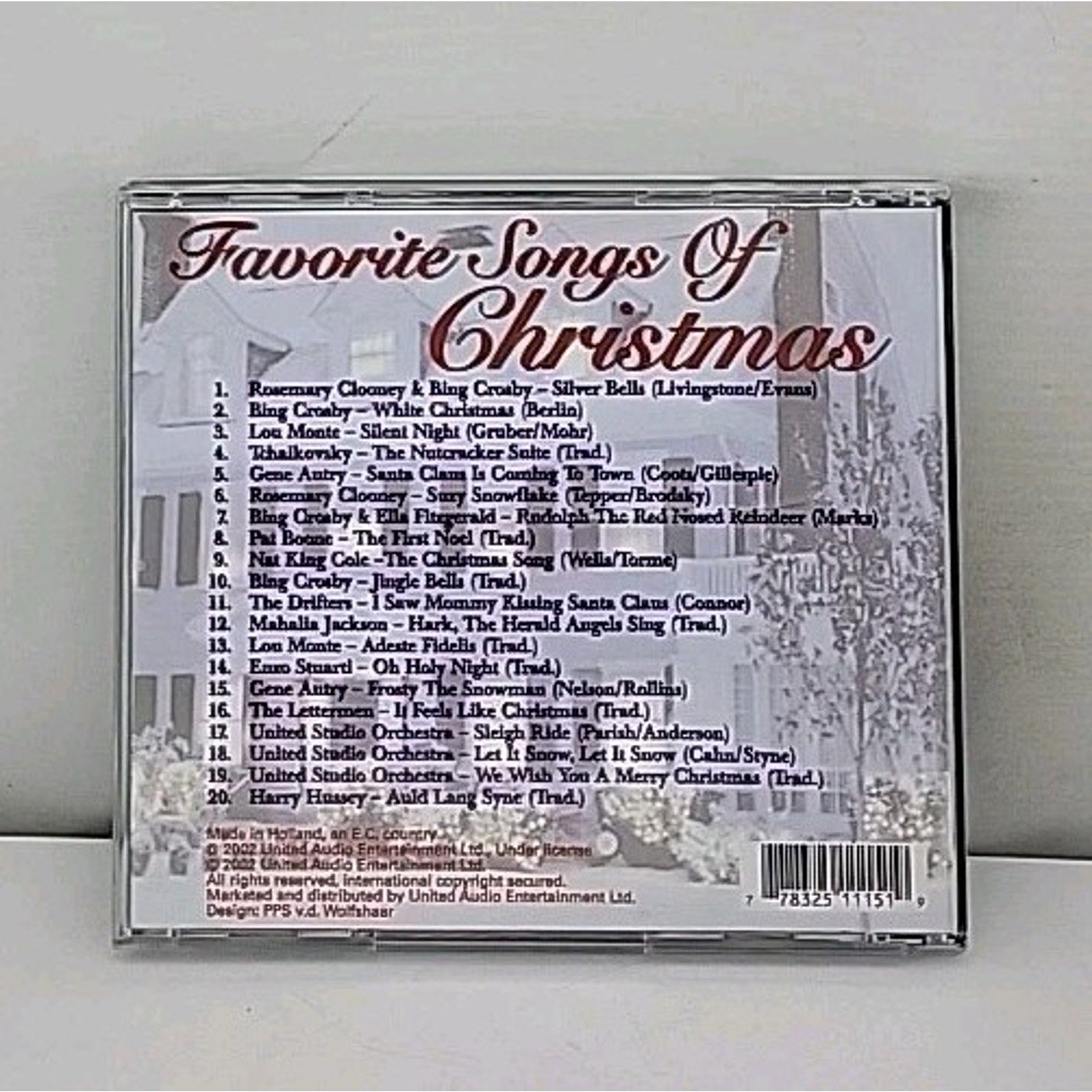Favorite Songs of Christmas CD 20 Greatest Christmas Songs