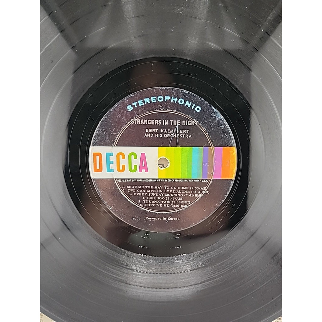 Bert Kaempfert & his Orchestra -Strangers in the Night Vinyl Record LP