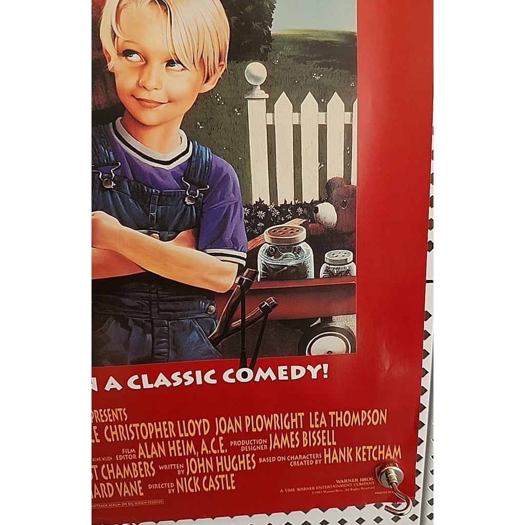 Dennis The Menace Original 27.5x17 Promotional Movie Poster
