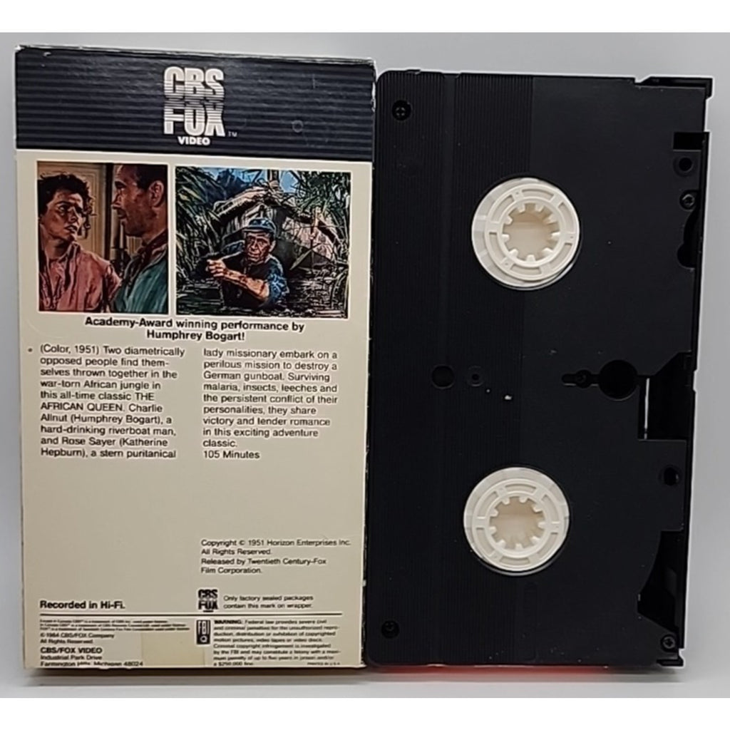 The African Queen (VHS) CBS FOX