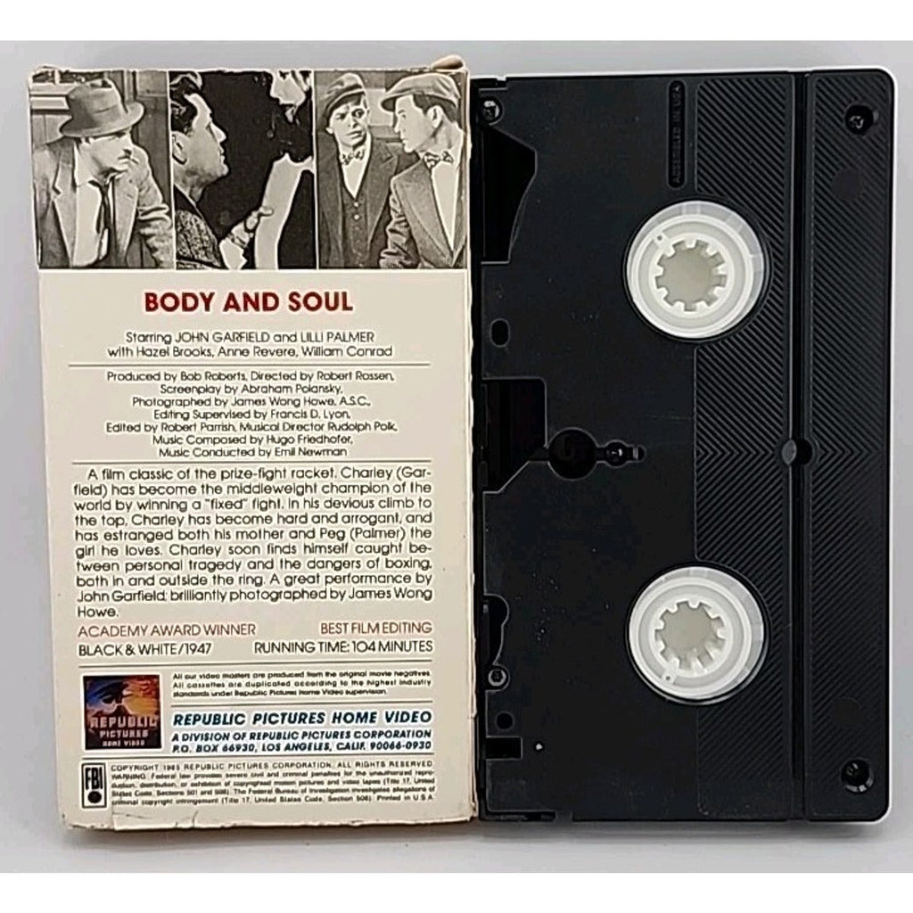 Body And Soul (VHS)