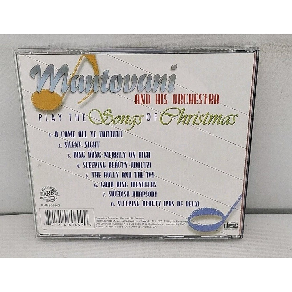 Mantovani Plays the Songs of Christmas - Audio CD