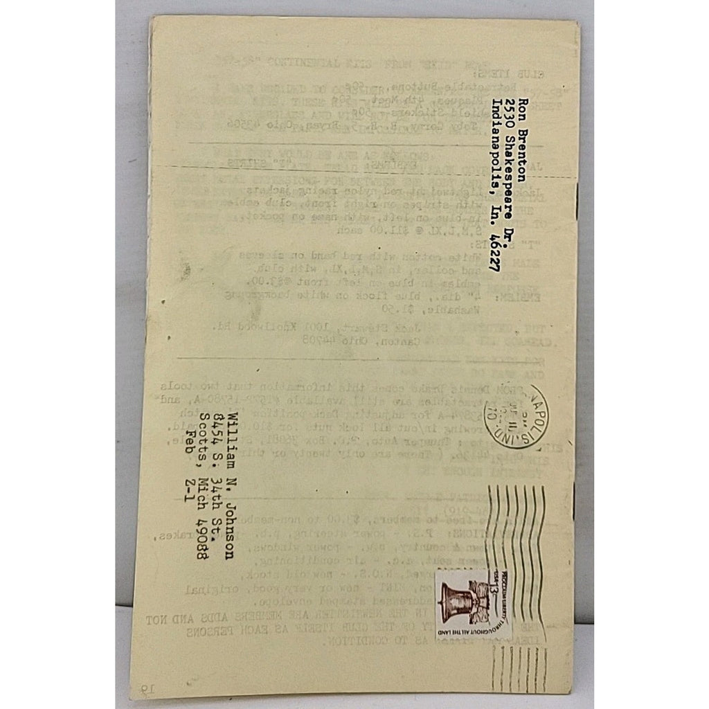 The Skyliner Newsletter - Retractable Ford Club #17 - May/June 1976