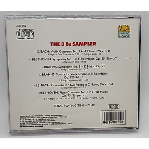 3 Bs SAMPLER (CD, 1992, Vox)