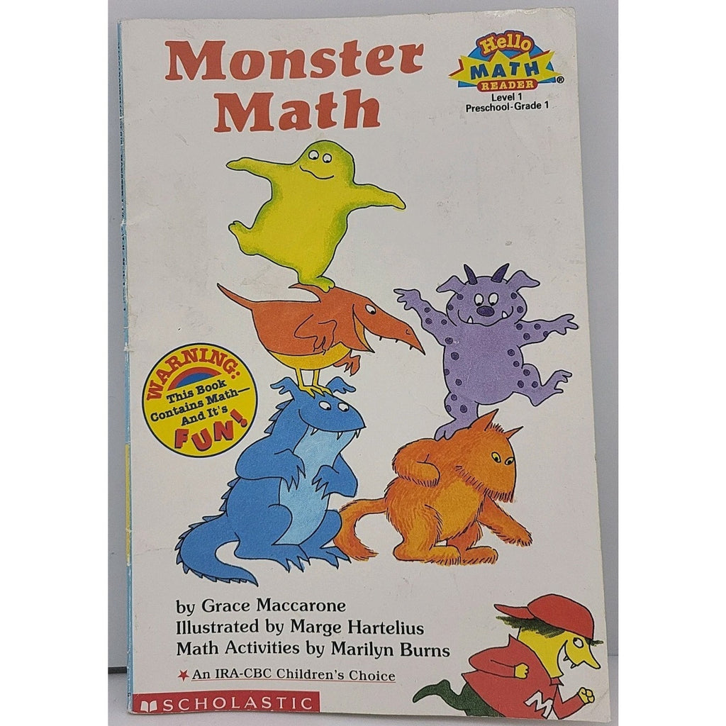Monster Math by Grace Maccarone (1995, Trade Paperback)