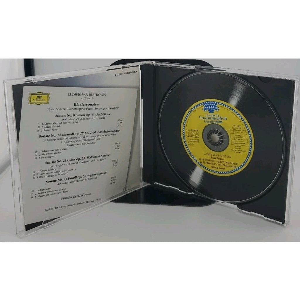 Sonatas by Beethoven / Kempff (CD, 1996)