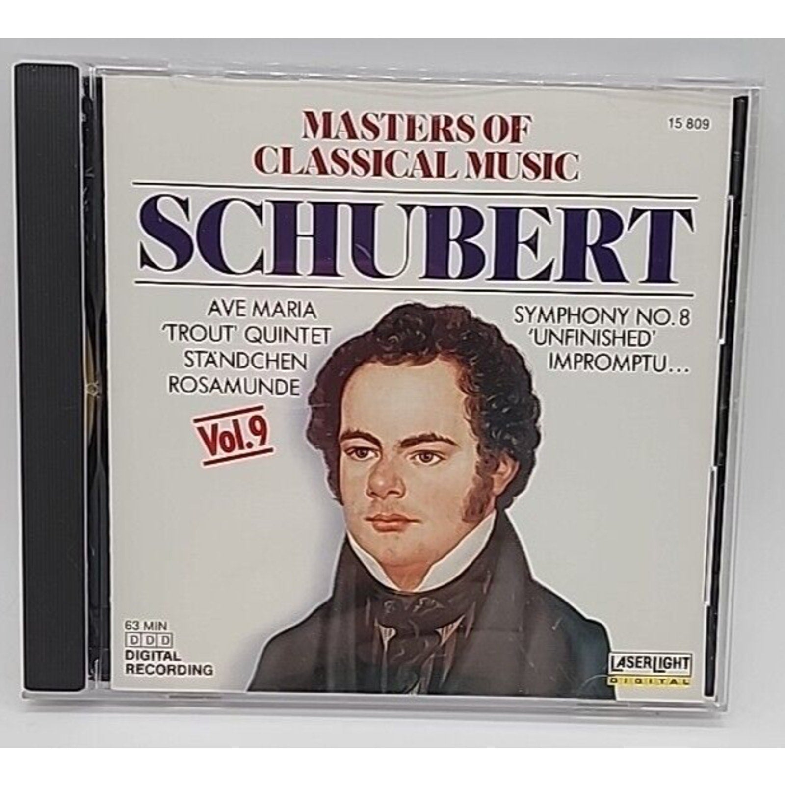 Masters of Classical Music by F. Schubert (CD, 1990)
