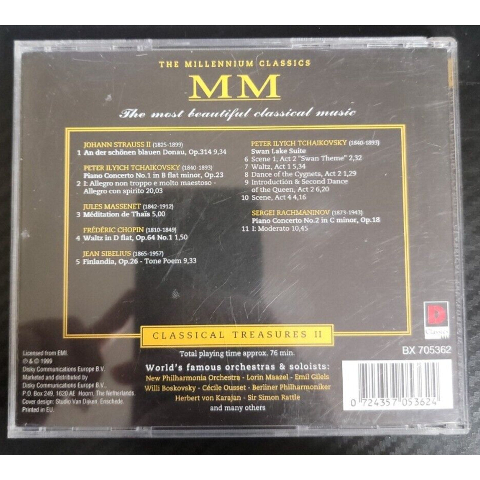 Millennium classics - Most beautiful classical music “Classical Treasures II”CD6