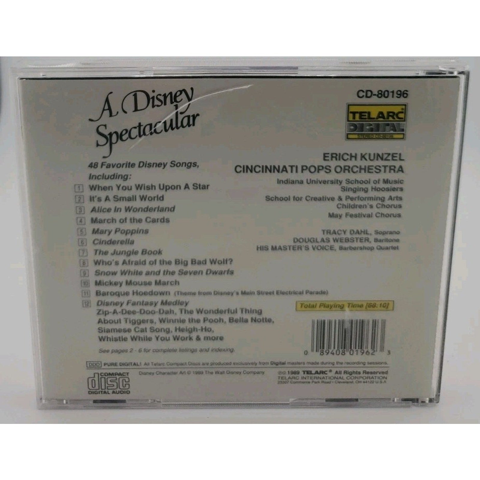 Disney Spectacular by Erich Kunzel (CD, 1989)